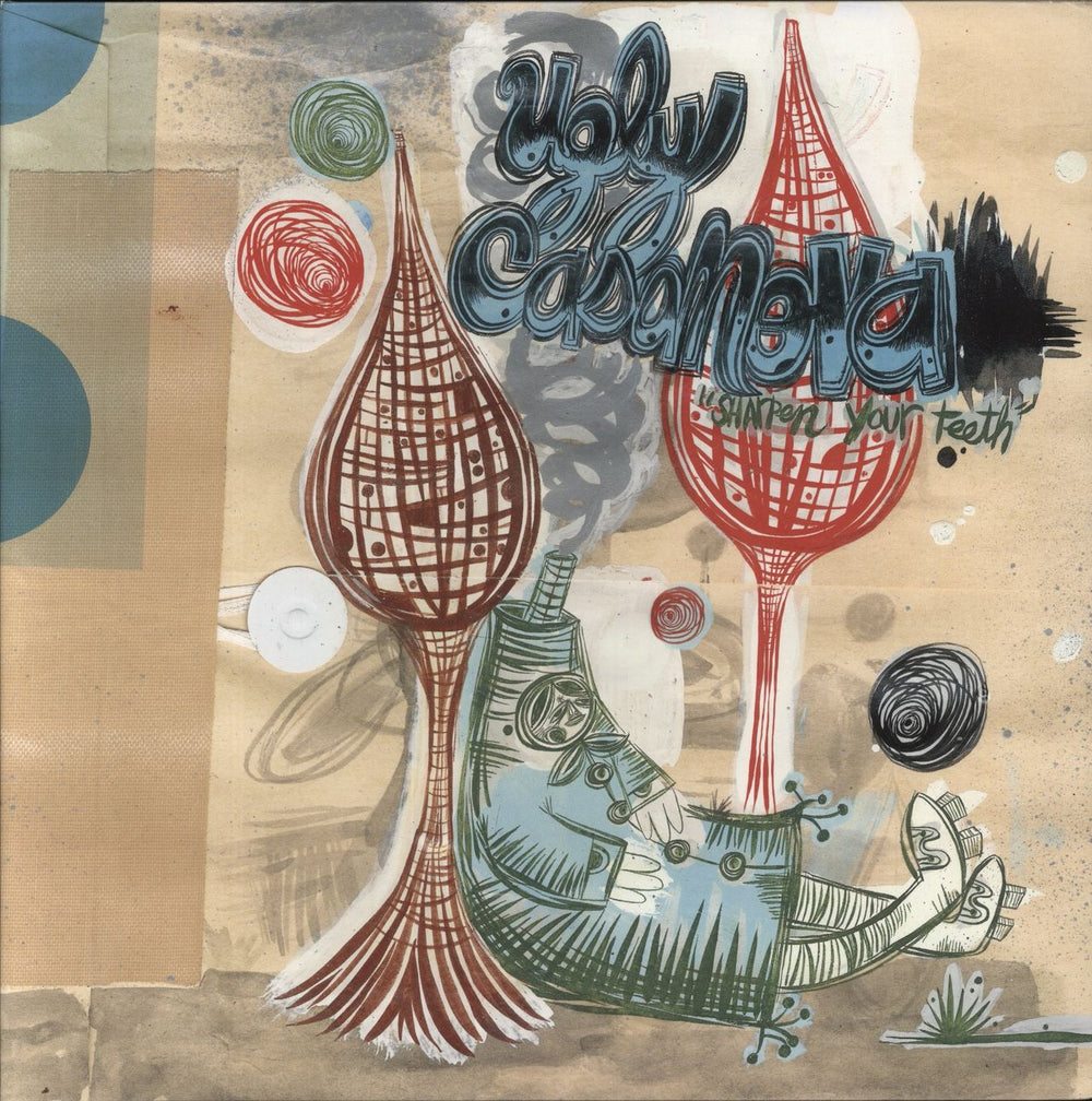 Ugly Casanova Sharpen Your Teeth US 2-LP vinyl record set (Double LP Album) SP552