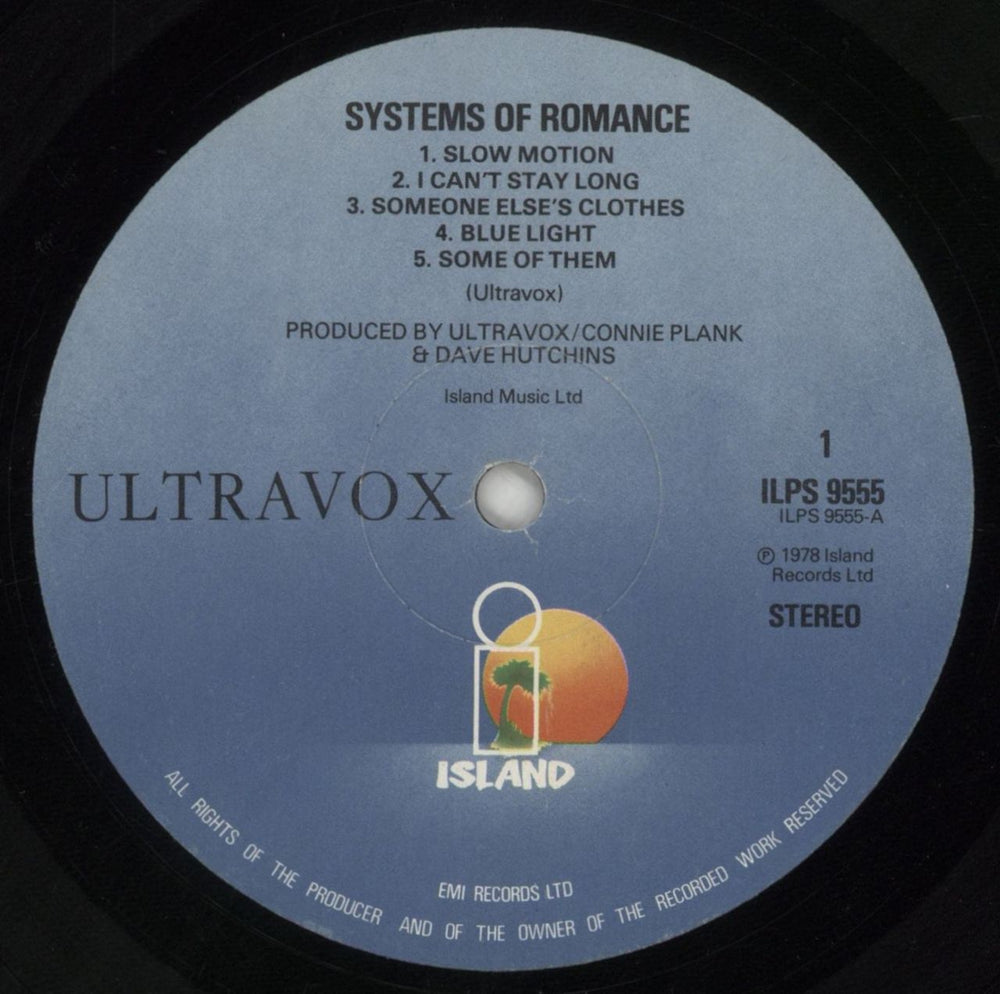 Ultravox Systems Of Romance - 1st - EX UK vinyl LP album (LP record) VOXLPSY772472