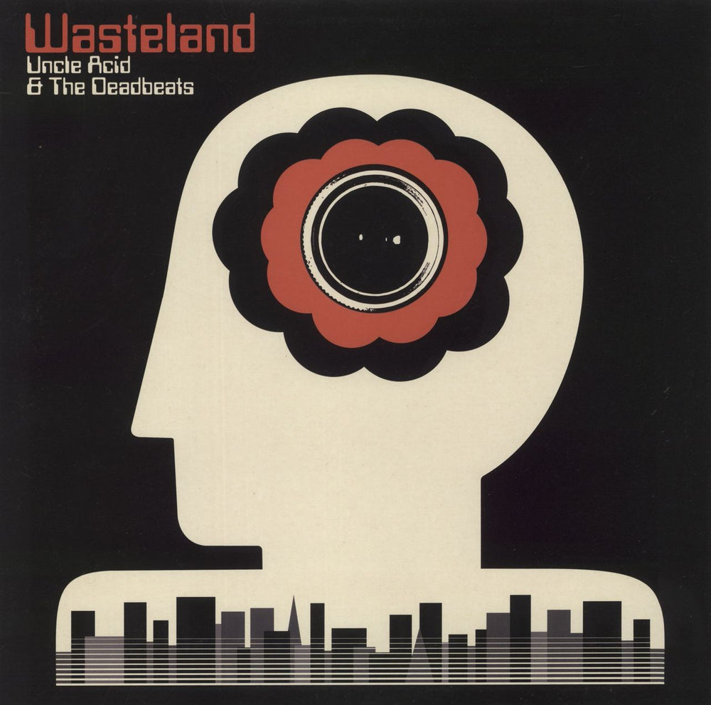 Uncle Acid & The Deadbeats Wasteland - Orange Fluorescent Vinyl UK vinyl LP album (LP record) RISELP223