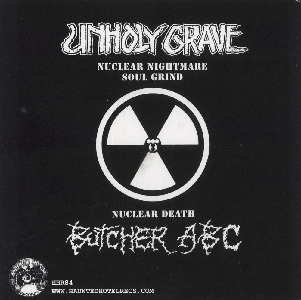 Unholy Grave Nuke 'Em All US 7" vinyl single (7 inch record / 45)