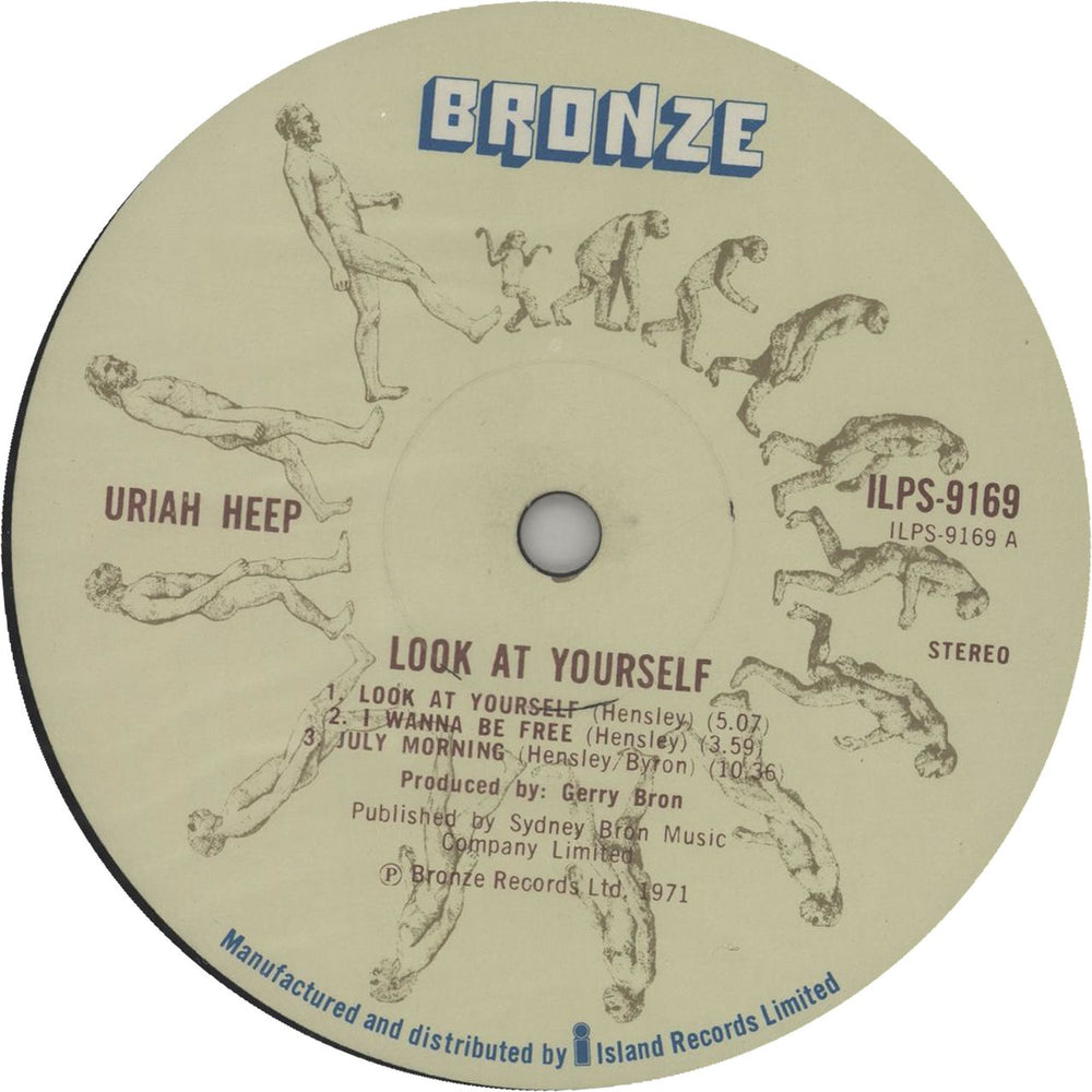 Uriah Heep Look At Yourself - 2nd - EX UK vinyl LP album (LP record) URILPLO559868