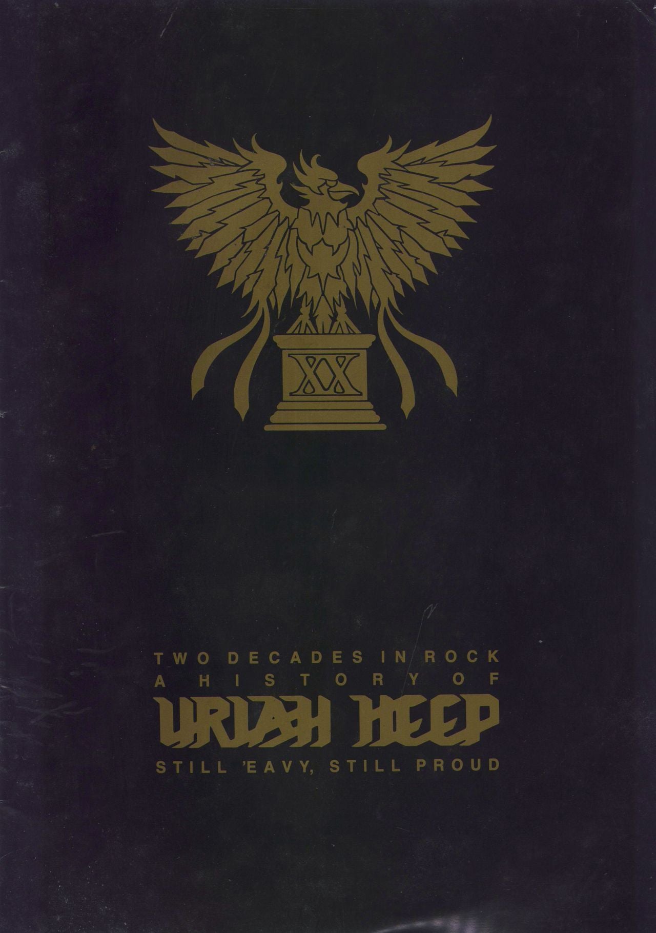 Uriah Heep Two Decades In Rock UK tour programme TOUR PROGRAMME