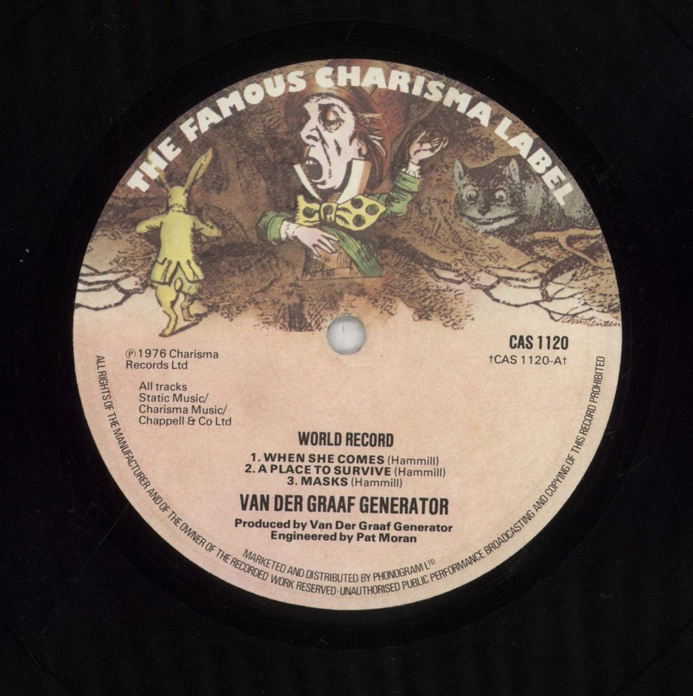 Van Der Graaf Generator World Record - 1st - EX UK vinyl LP album (LP record) VDGLPWO855723