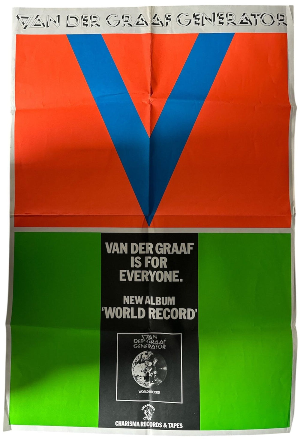 Van Der Graaf Generator World Record UK Promo poster