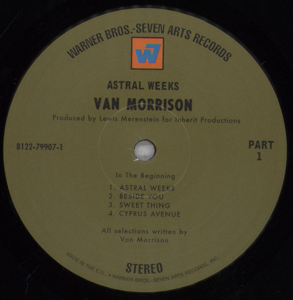 Van Morrison Astral Weeks - 180gm Vinyl UK vinyl LP album (LP record) VMOLPAS838181