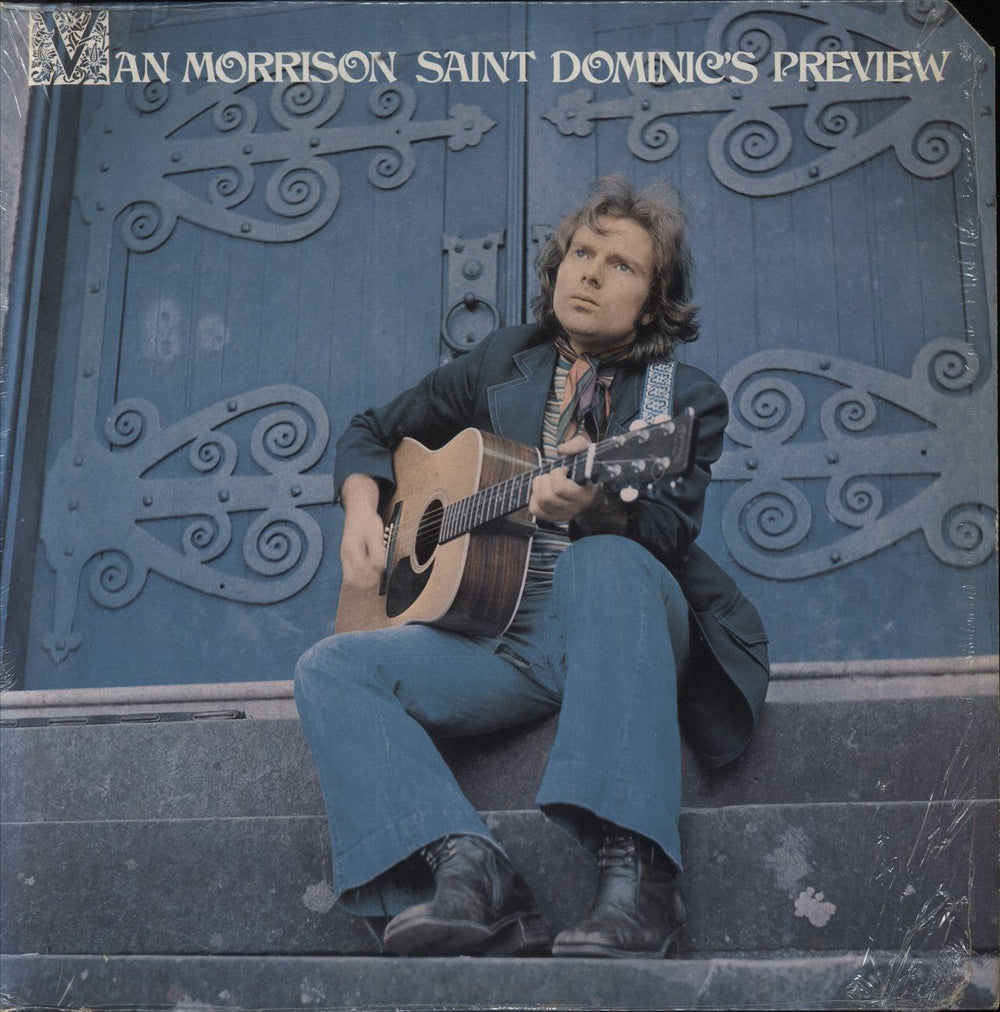 Van Morrison Saint Dominic's Preview + Insert - Shrink US vinyl LP album (LP record) BS2633