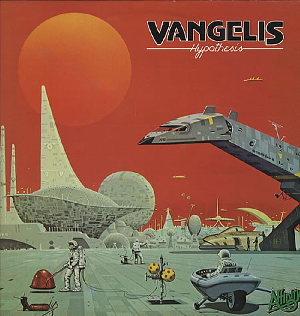 Vangelis Hypothesis UK vinyl LP album (LP record) AFF11