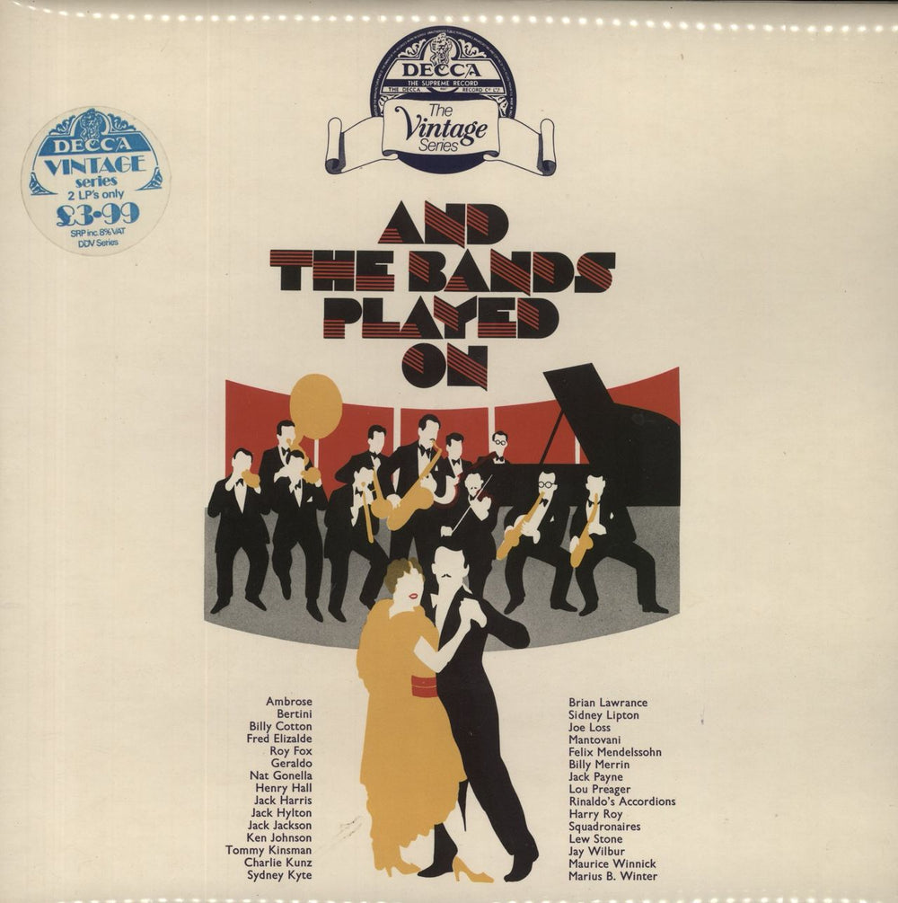 Various-40s/Big Band & Swing And The Bands Played On UK 2-LP vinyl record set (Double LP Album) DDV5001/2