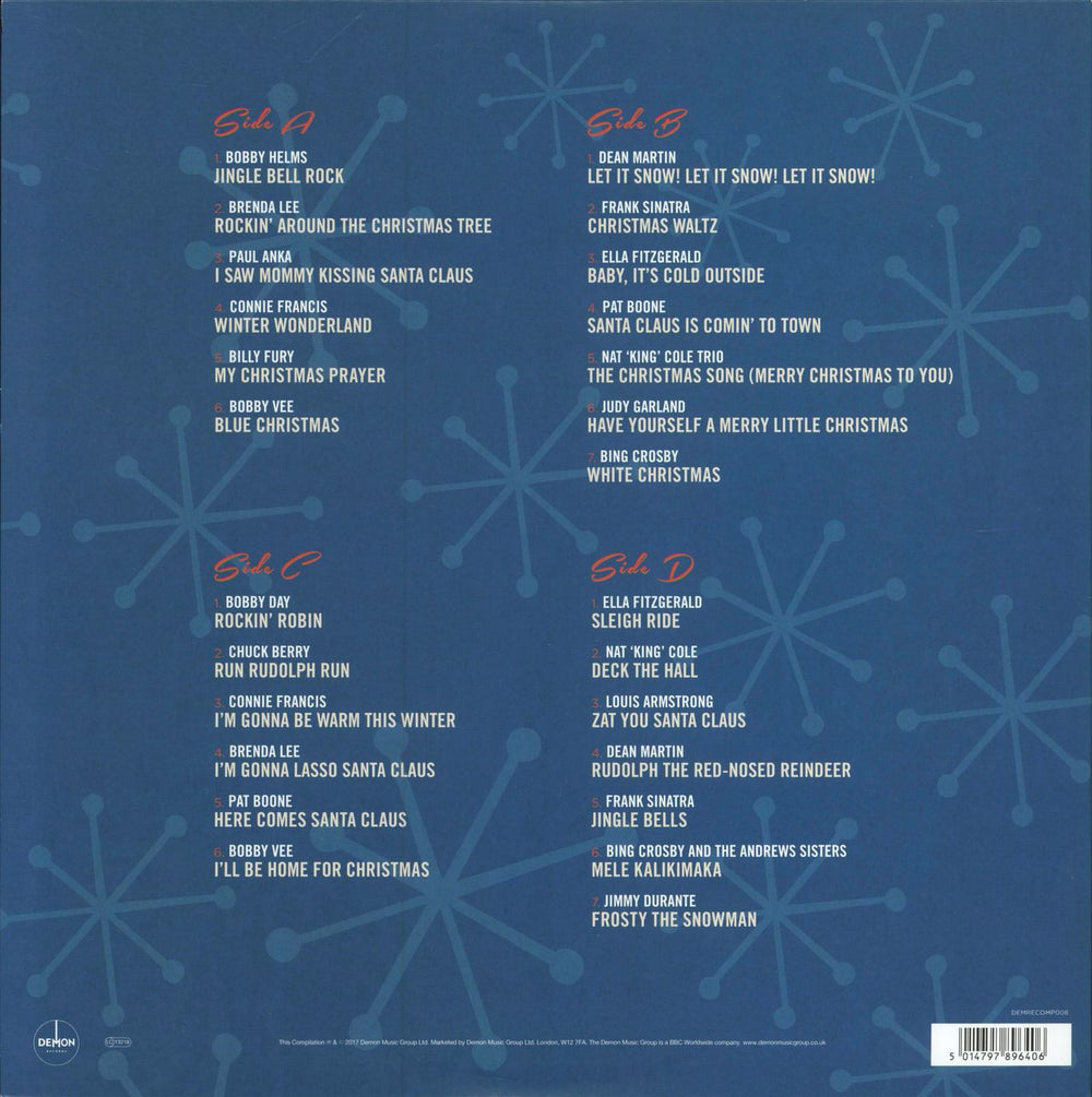 Various-50s/Rock & Roll/Rockabilly Winter Wonderland - 180gram Vinyl UK 2-LP vinyl record set (Double LP Album) 5014797896406
