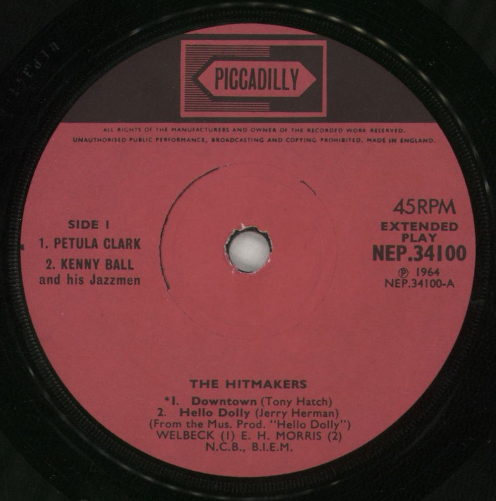 Various-60s & 70s The Hitmakers EP UK 7" vinyl single (7 inch record / 45) SVA07TH565438