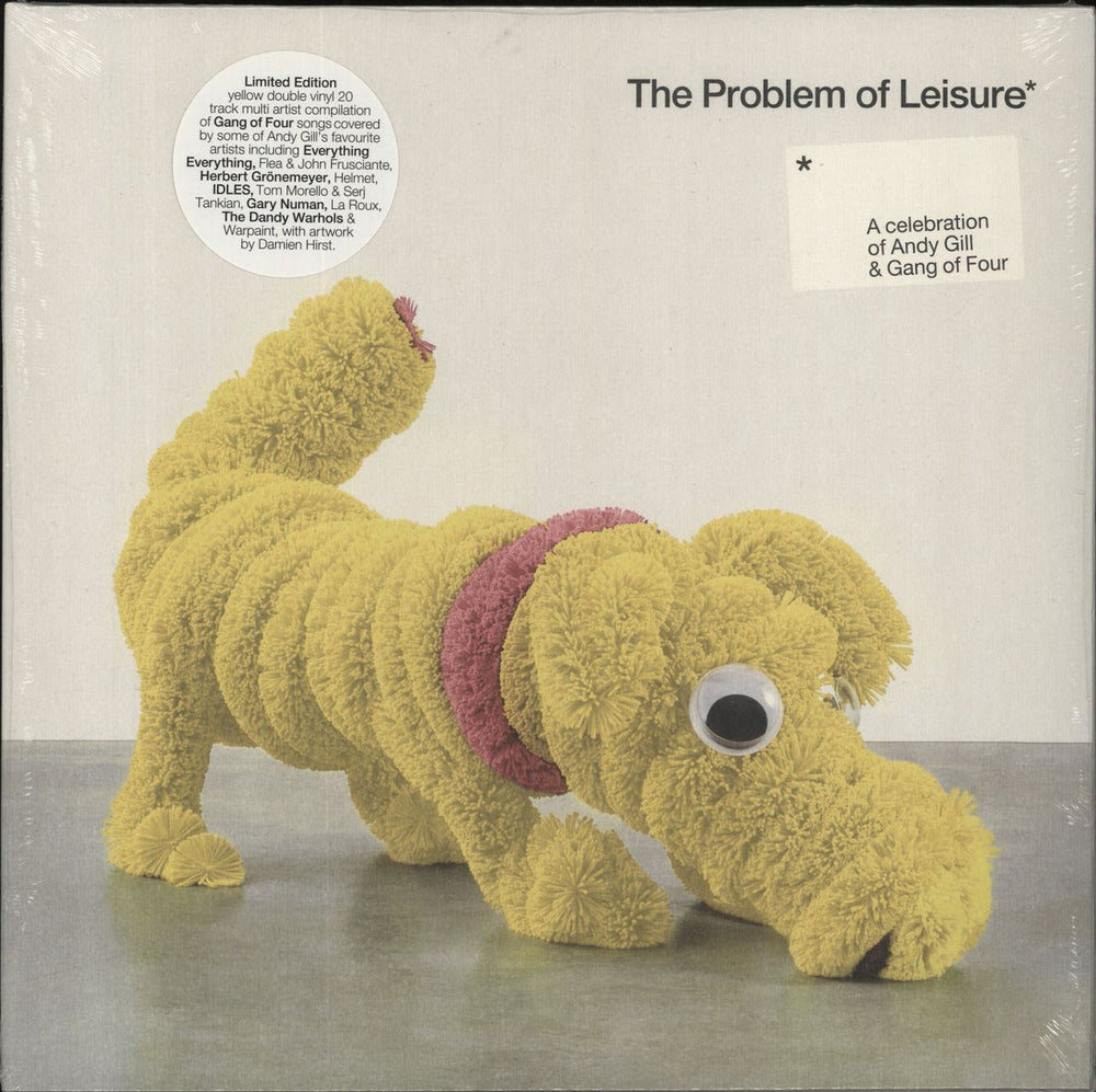 Various Artists The Problem Of Leisure: A Celebration Of Andy Gill & Gang Of Four - Yellow Vinyl - Sealed UK vinyl LP album (LP record) GILL21LPX