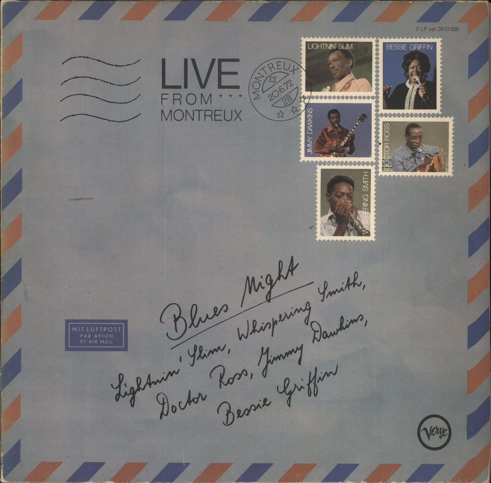 Various-Blues & Gospel Blues Night - Live From Montreux German 2-LP vinyl record set (Double LP Album) 2610006