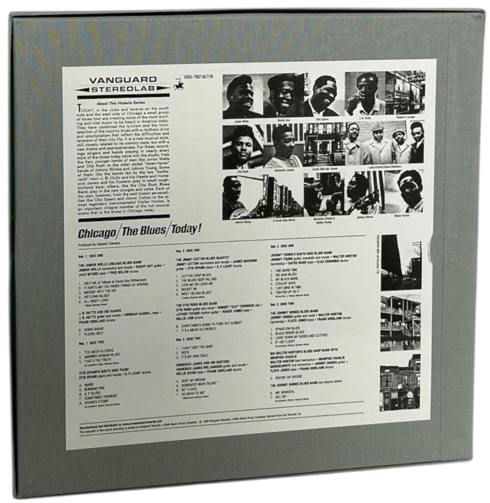 Various-Blues & Gospel Chicago / The Blues / Today! - Vol. 1, 2 & 3 - 180gm Vinyl UK 3-LP vinyl record set (Triple LP Album)