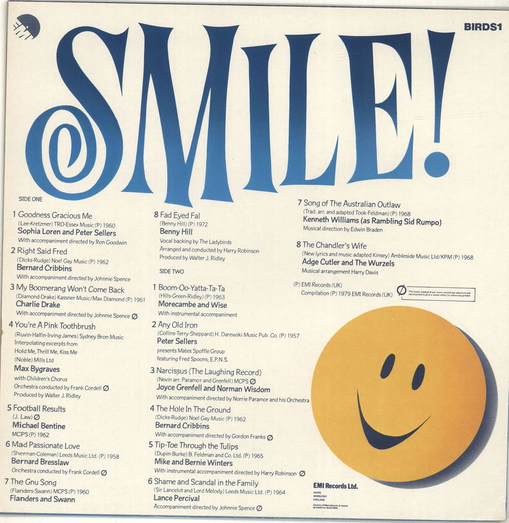 Various-Comedy Smile! UK vinyl LP album (LP record)