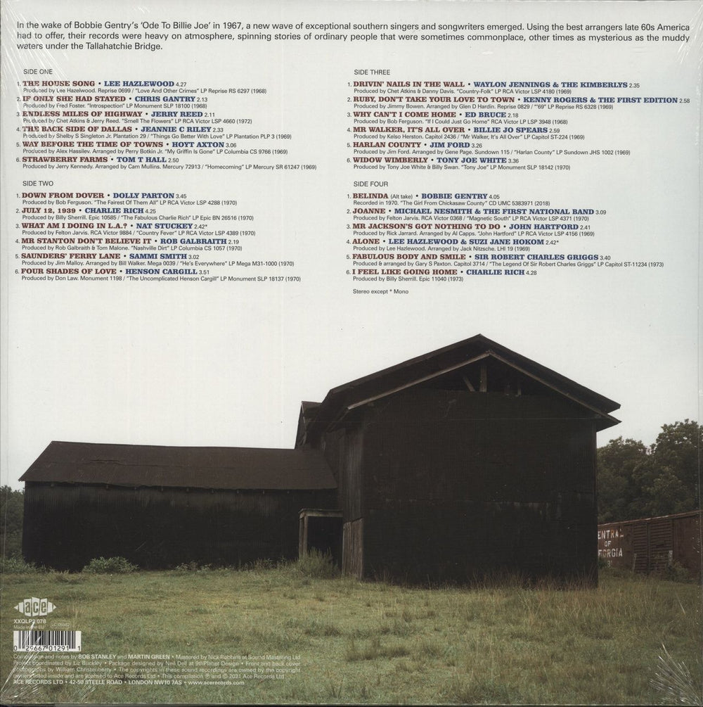 Various-Country Choctaw Ridge (New Fables Of The American South 1968-1973) - Shrink UK 2-LP vinyl record set (Double LP Album) 029667012911