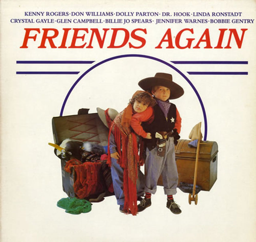 Various-Country Friends Again UK vinyl LP album (LP record) LPIMP8