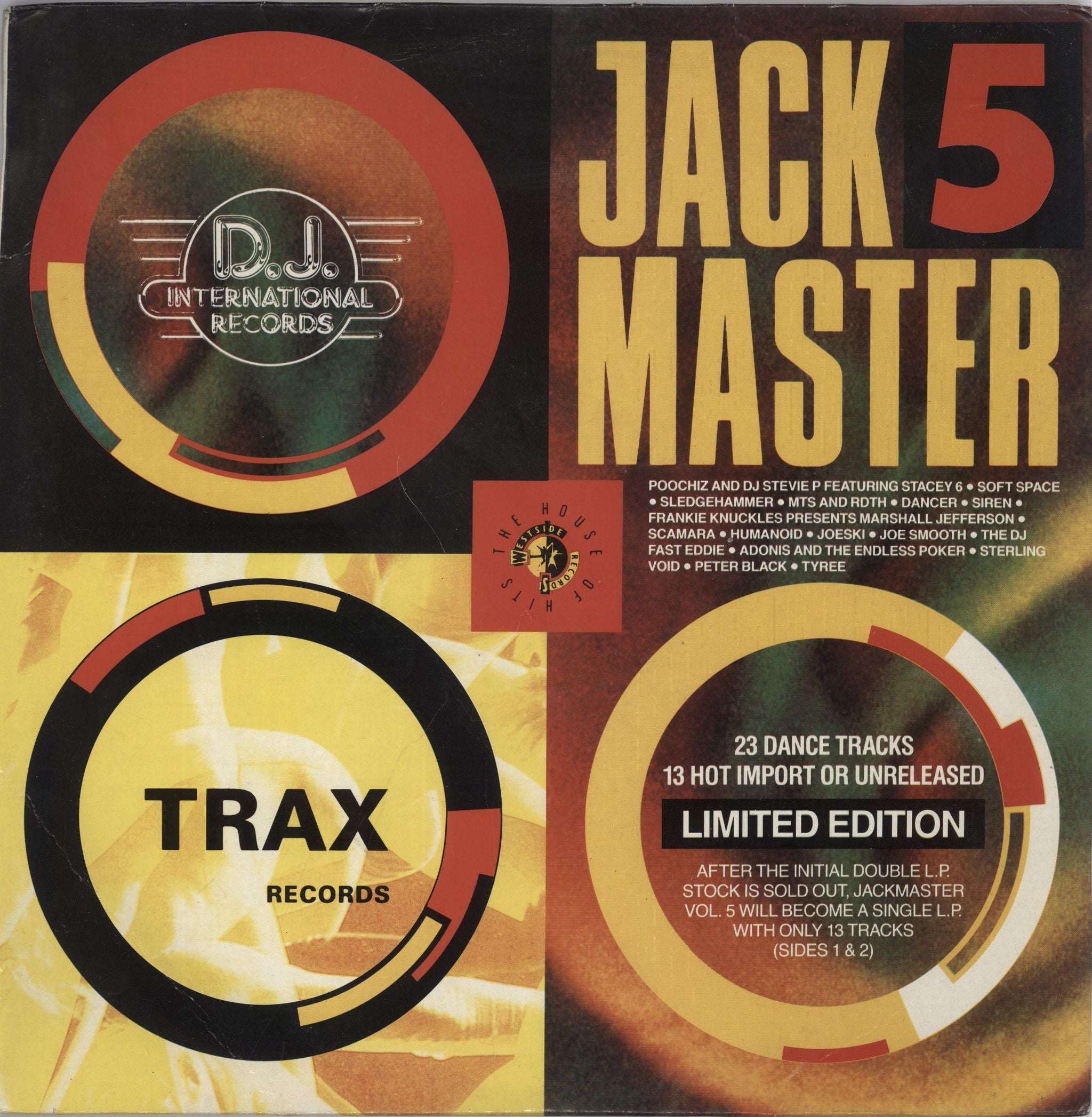 Various-Dance Jackmaster 5 UK 2-LP vinyl record set (Double LP Album) JACKLP505