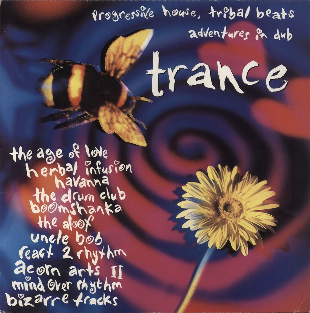 Various-Dance Trance UK 2-LP vinyl record set (Double LP Album) RAID508