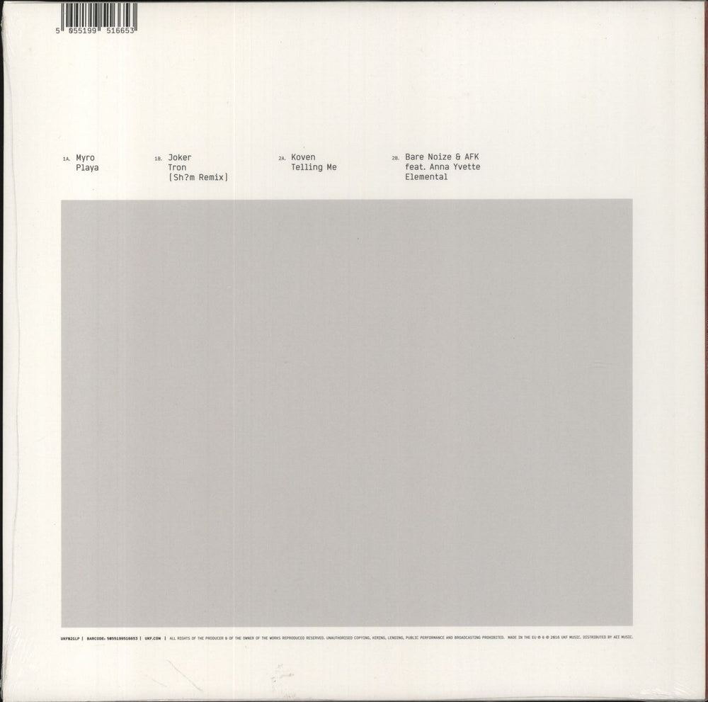 Various-Dance UKF Dubstep 2016 - White Vinyl - Sealed UK 12" vinyl single (12 inch record / Maxi-single) 5055199516653