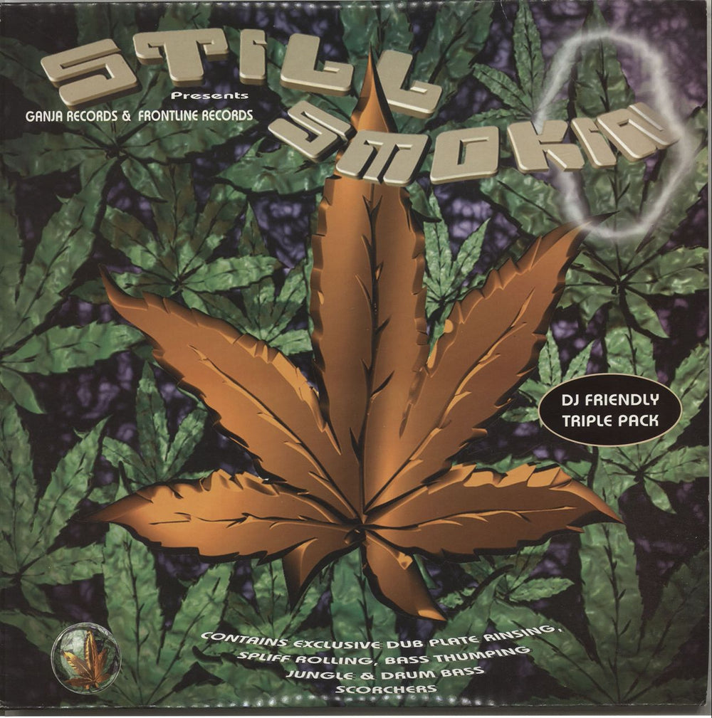 Various-Drum & Bass Jungle Still Smokin UK 3-LP vinyl record set (Triple LP Album) GLINELP001