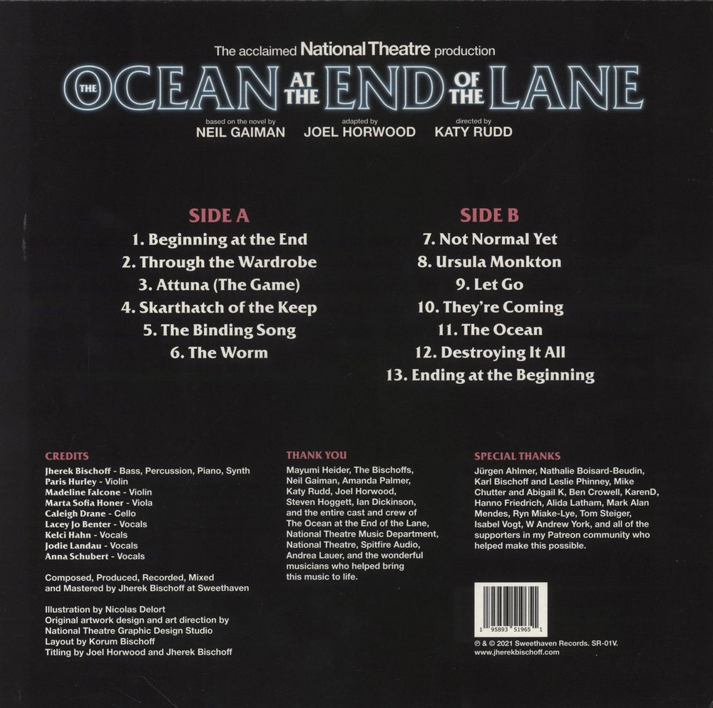 Various-Film, Radio, Theatre & TV The Ocean At The End Of The Lane [Music From The National Theatre Production] UK vinyl LP album (LP record)