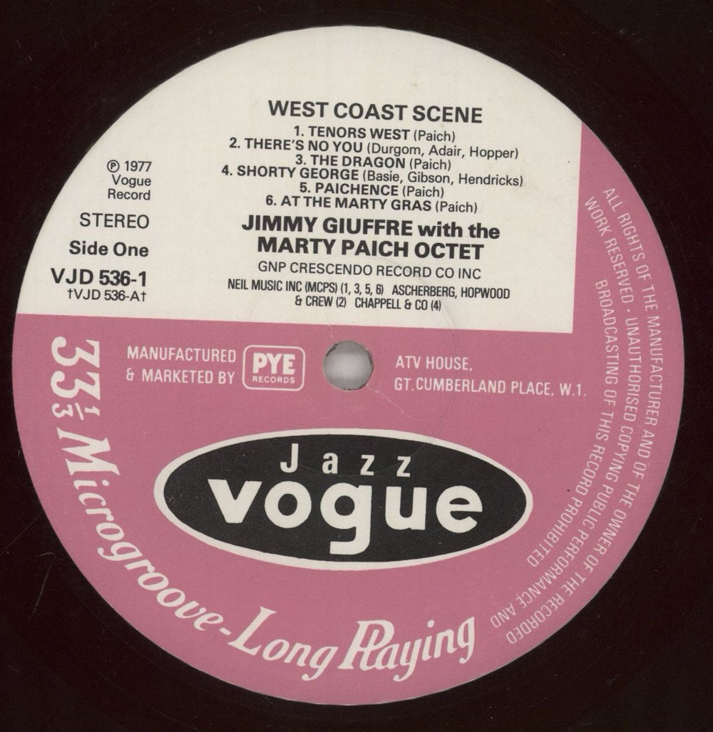 Various-Jazz West Coast Scene UK 2-LP vinyl record set (Double LP Album) V-J2LWE471051