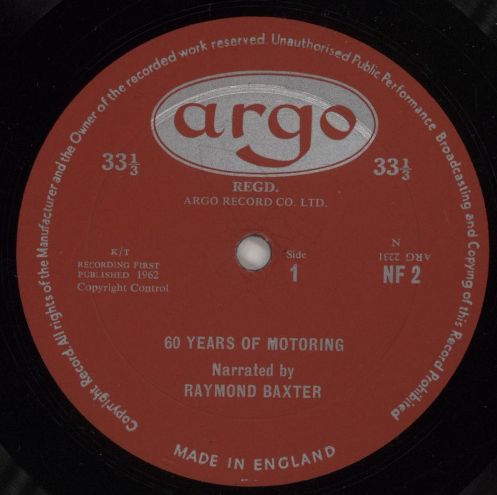 Various-Other Transport 60 Years Of Motoring - EX UK vinyl LP album (LP record) VFWLPYE863768