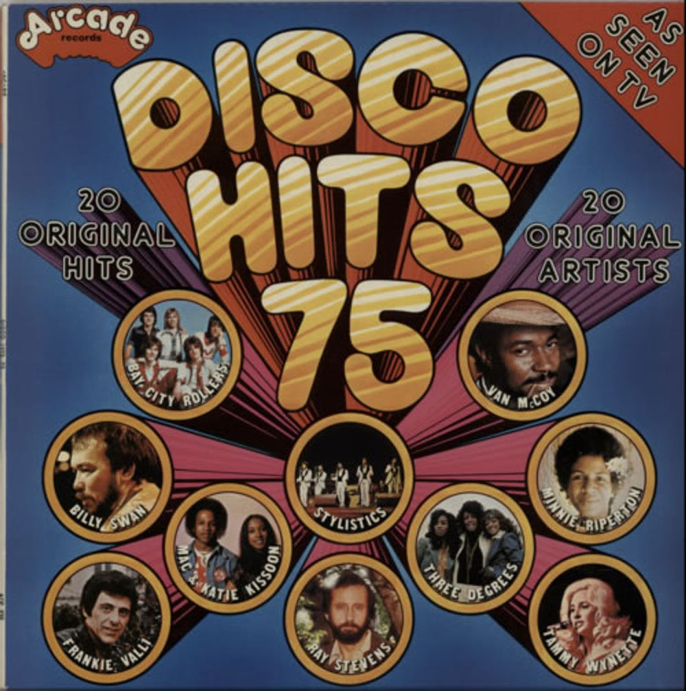 Various-Pop Disco Hits 75 UK vinyl LP album (LP record) ADEP18