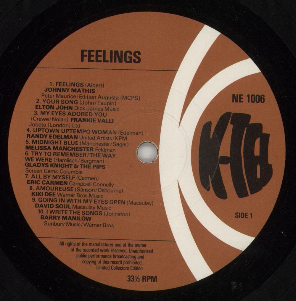 Various-Pop Feelings UK vinyl LP album (LP record) 7VALPFE298756