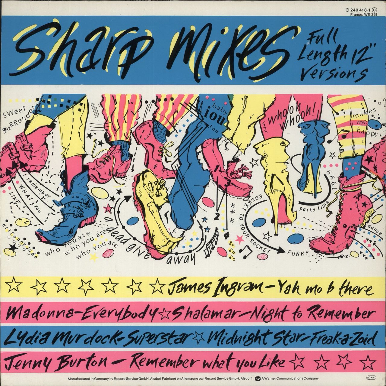 Various-Pop Sharp Mixes German vinyl LP album (LP record)