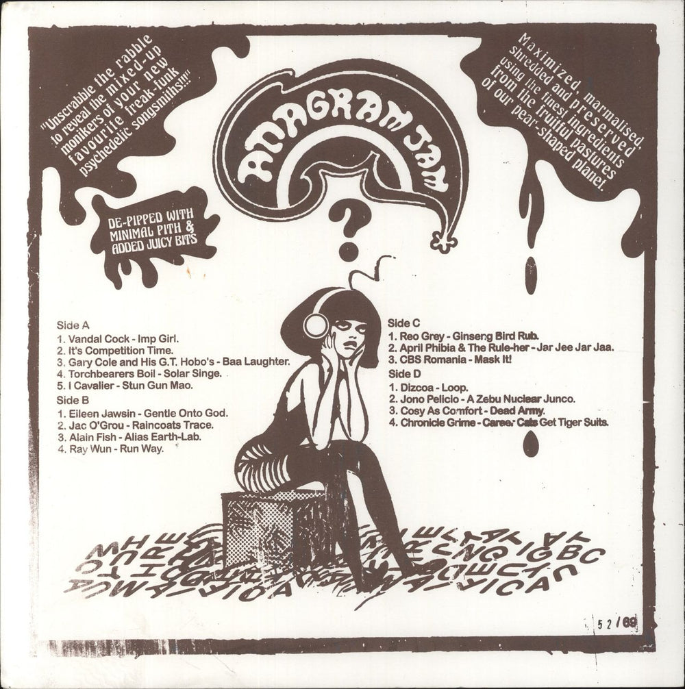 Various-Prog & Psych Anagram Jam UK 2-LP vinyl record set (Double LP Album)