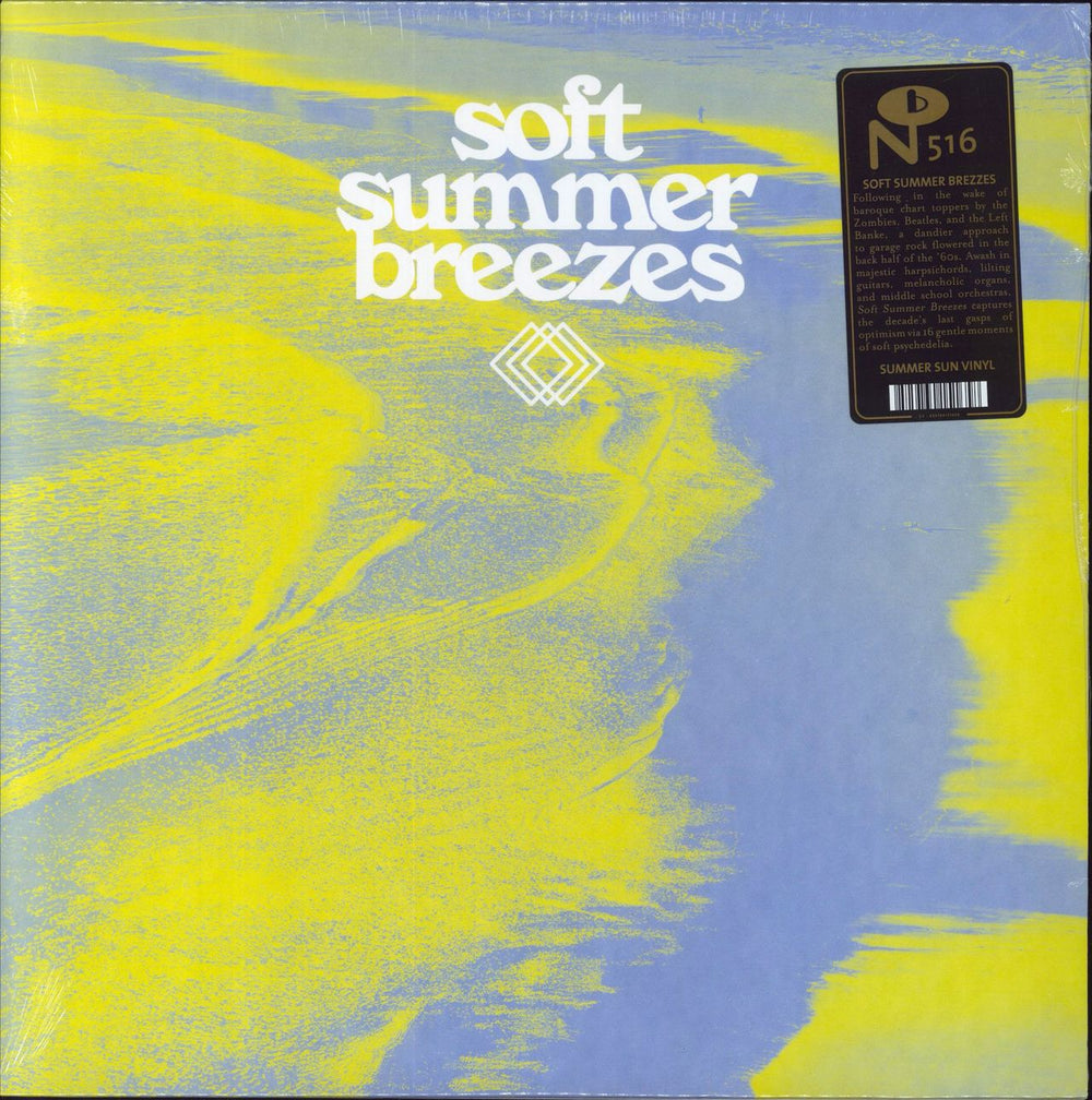 Various-Prog & Psych Soft Summer Breezes - Summer Sun Vinyl - Sealed US vinyl LP album (LP record) 516