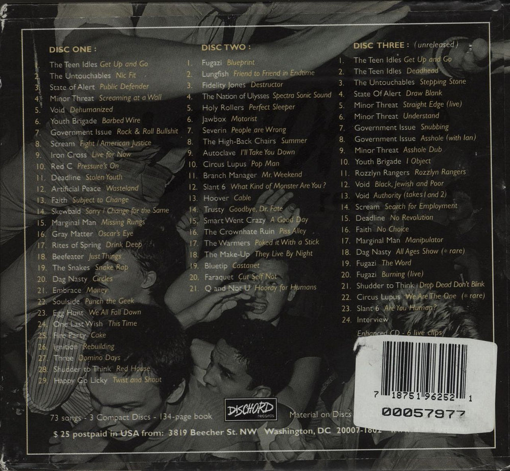 Various-Punk & New Wave 20 Years Of Discord US CD Album Box Set