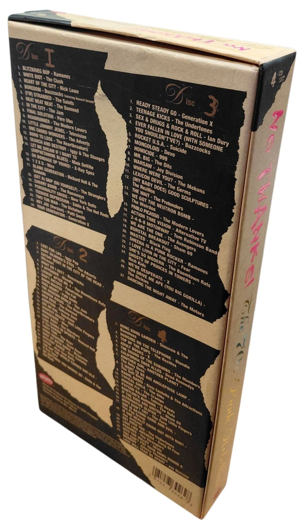 Various-Punk & New Wave No Thanks! The '70s Punk Rebellion US CD Album Box Set 081227392628