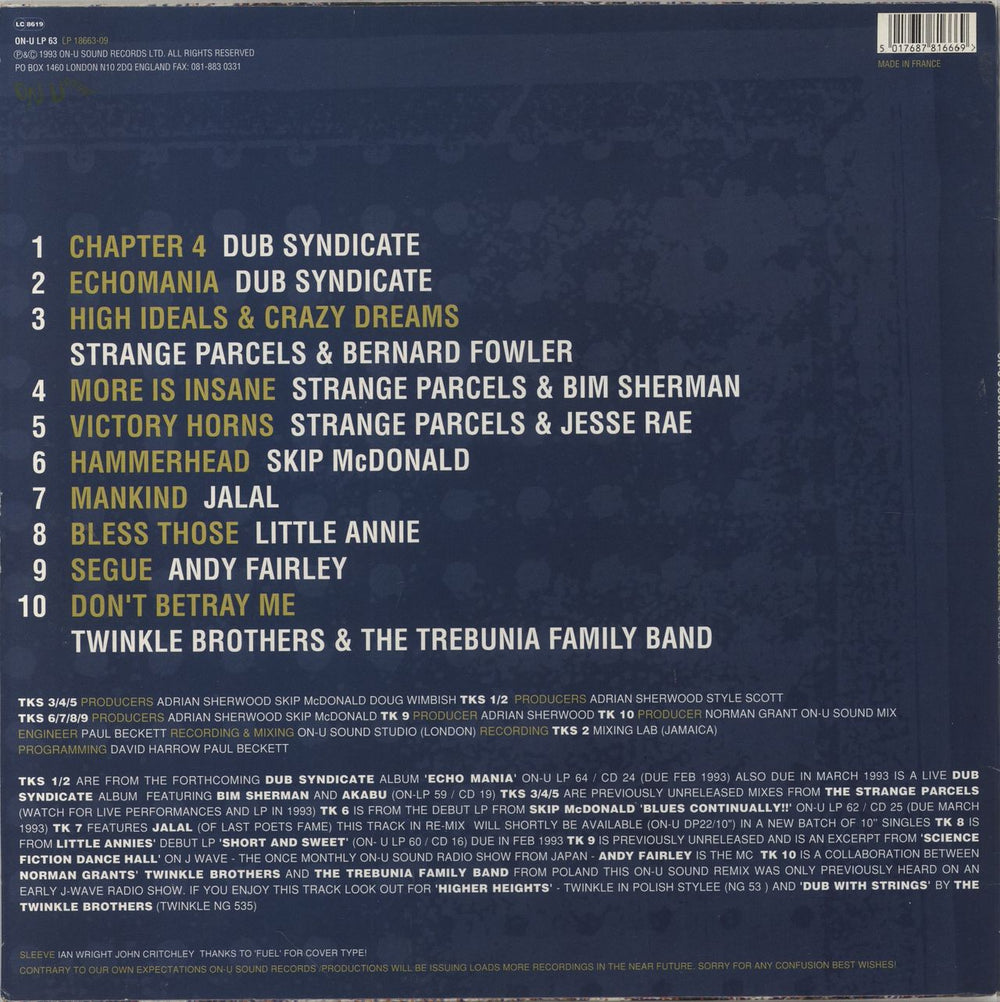 Various-Reggae & Ska Pay It All Back Volume 4 UK vinyl LP album (LP record) 5017687816669