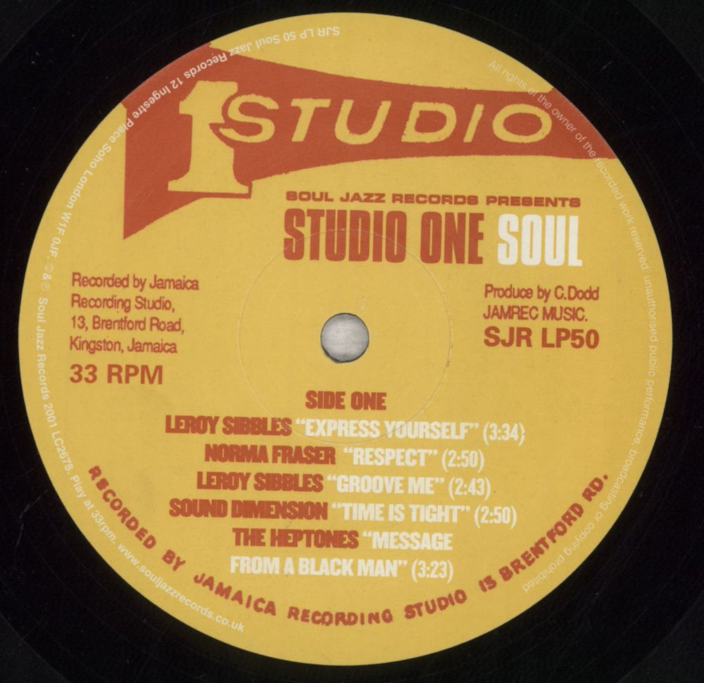 Various-Reggae & Ska Studio One Soul UK 2-LP vinyl record set (Double LP Album) V-A2LST848313