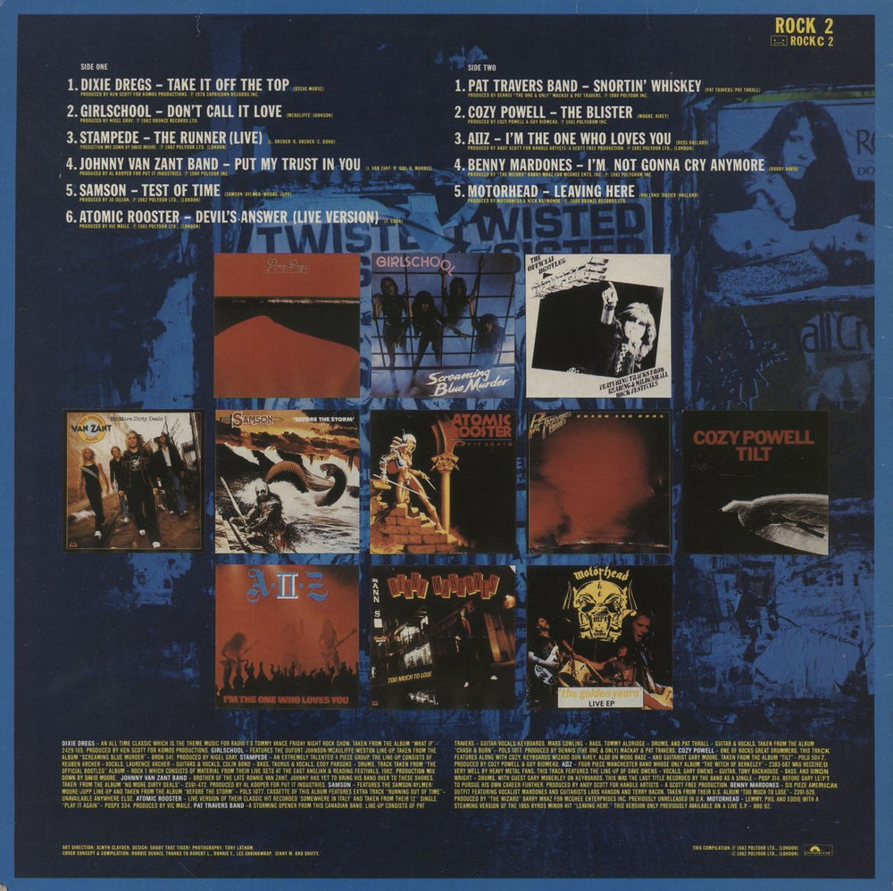 Various-Rock & Metal A Little Bit Of Light Relief - A Rock Sampler UK vinyl LP album (LP record)