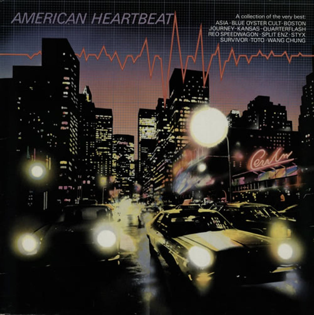 Various-Rock & Metal American Heartbeat UK vinyl LP album (LP record) EPC10045