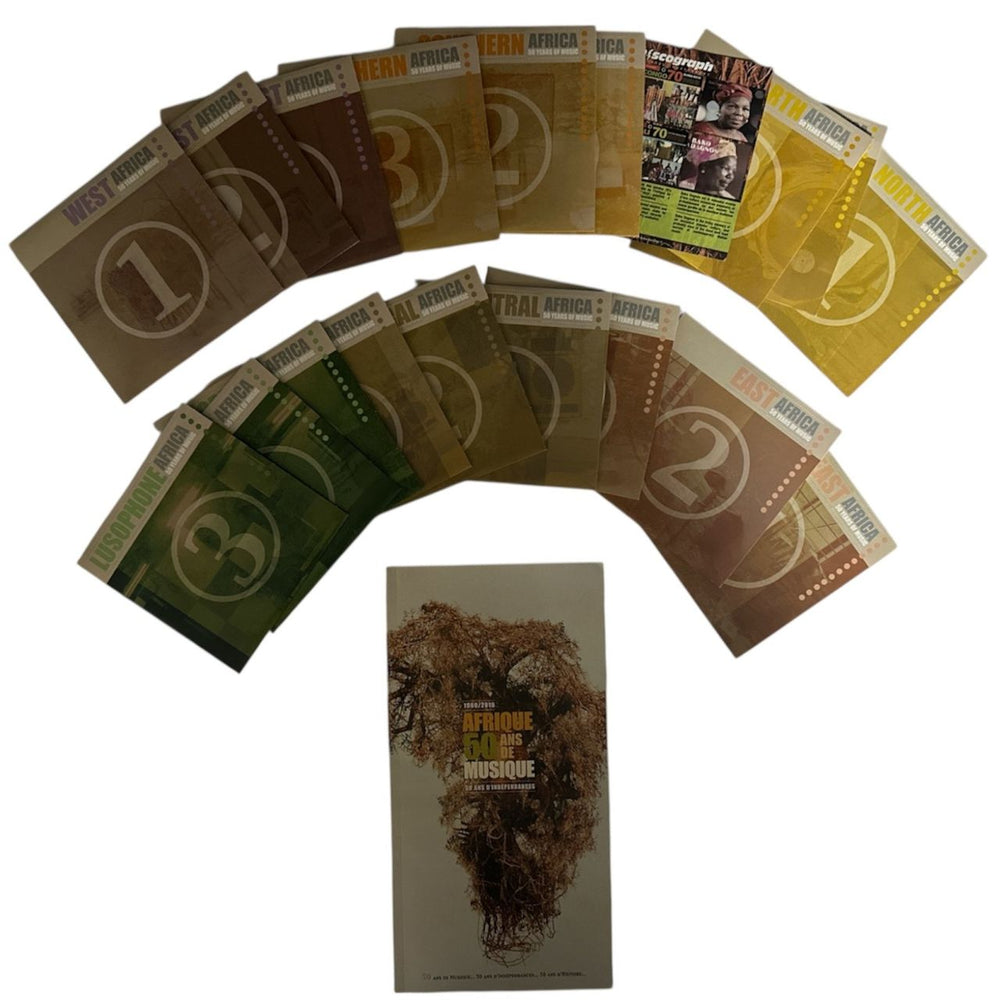 Various-World Music Africa : 50 Years Of Music (1960/2010 : 50 Ans D'Indépendances) - EX French CD Album Box Set VRWDXAF876499