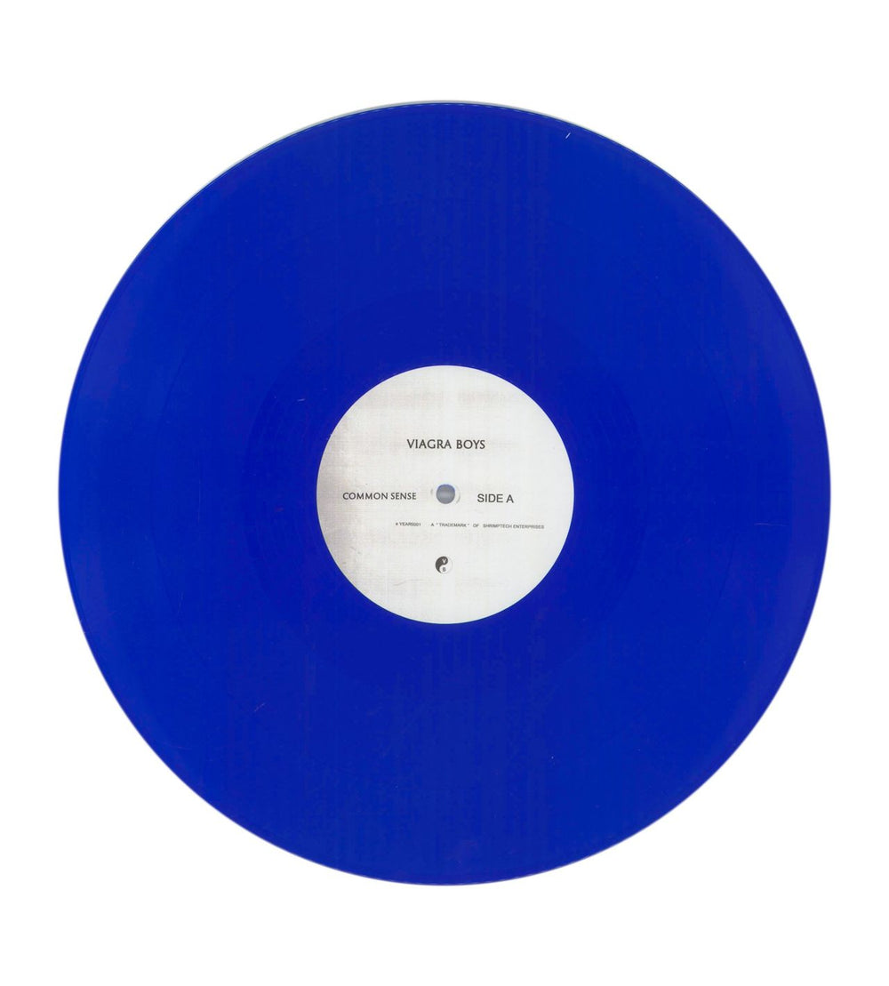 Viagra Boys Common Sense - Blue Vinyl Swedish 12" vinyl single (12 inch record / Maxi-single) 7TA12CO858614