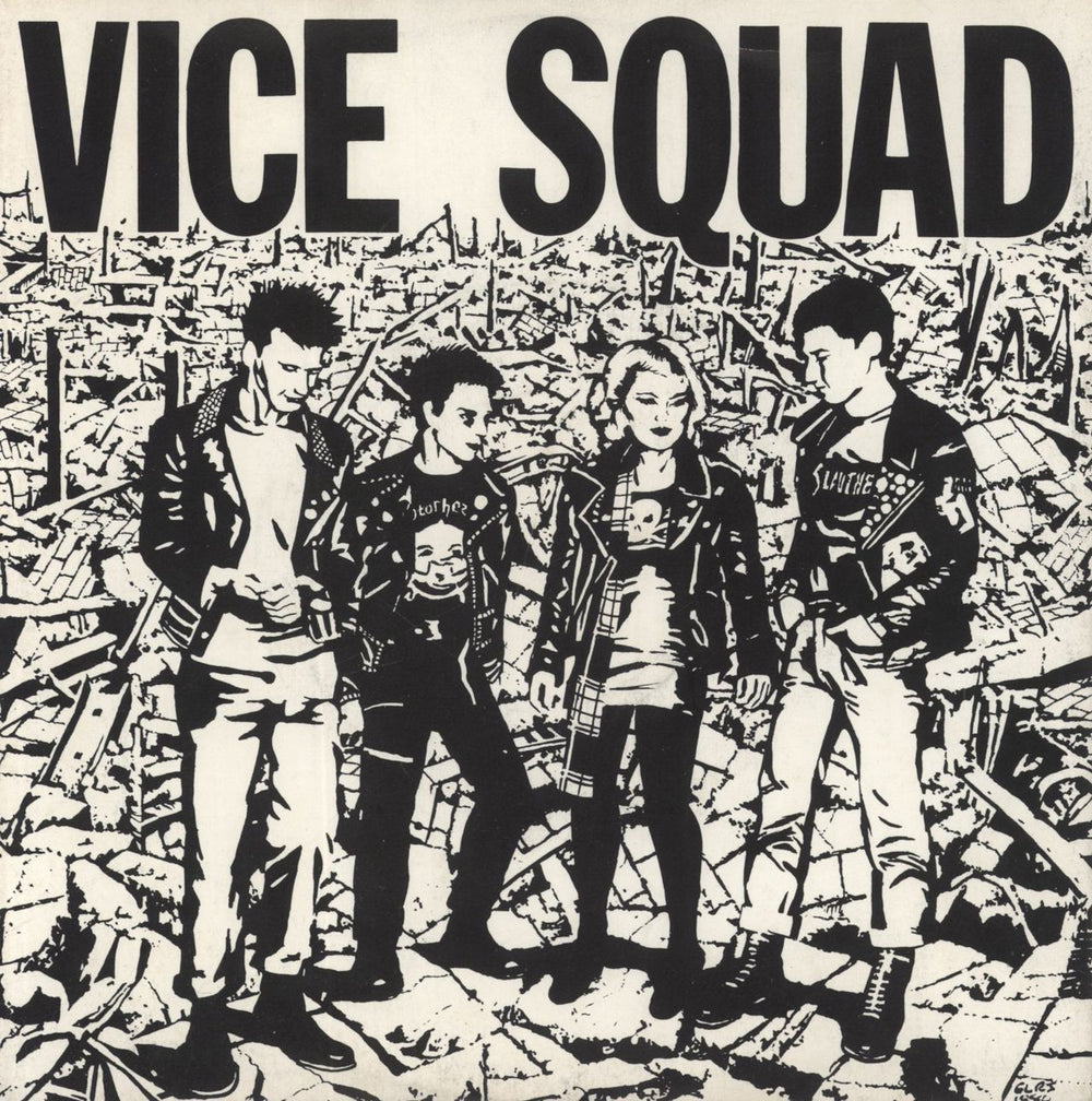 Vice Squad Living On Dreams UK 7" vinyl single (7 inch record / 45) RIOT1