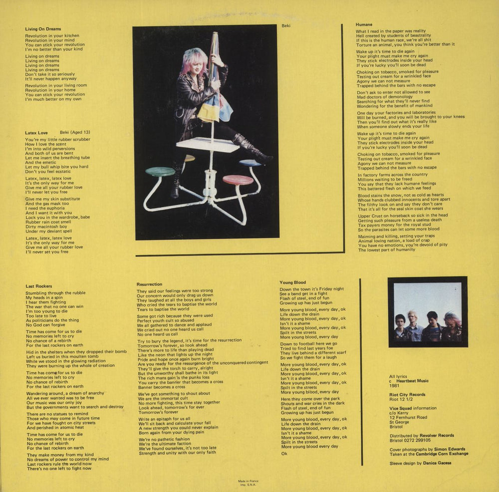 Vice Squad Vice Squad UK 12" vinyl single (12 inch record / Maxi-single)