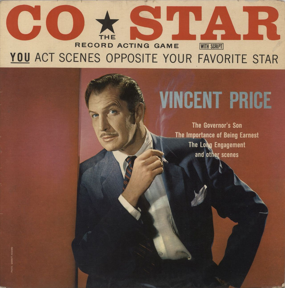 Vincent Price Co-Star - The Record Acting Game UK vinyl LP album (LP record) 33SX1141