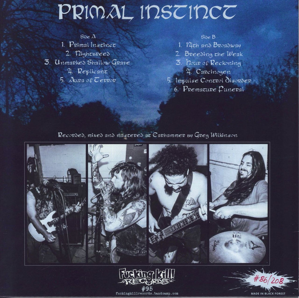 Voyeur Primal Instinct German vinyl LP album (LP record)