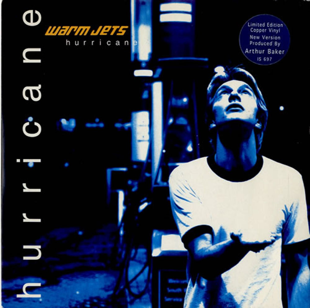 Warm Jets Hurricane UK 7" vinyl picture disc (7 inch picture disc single) IS697