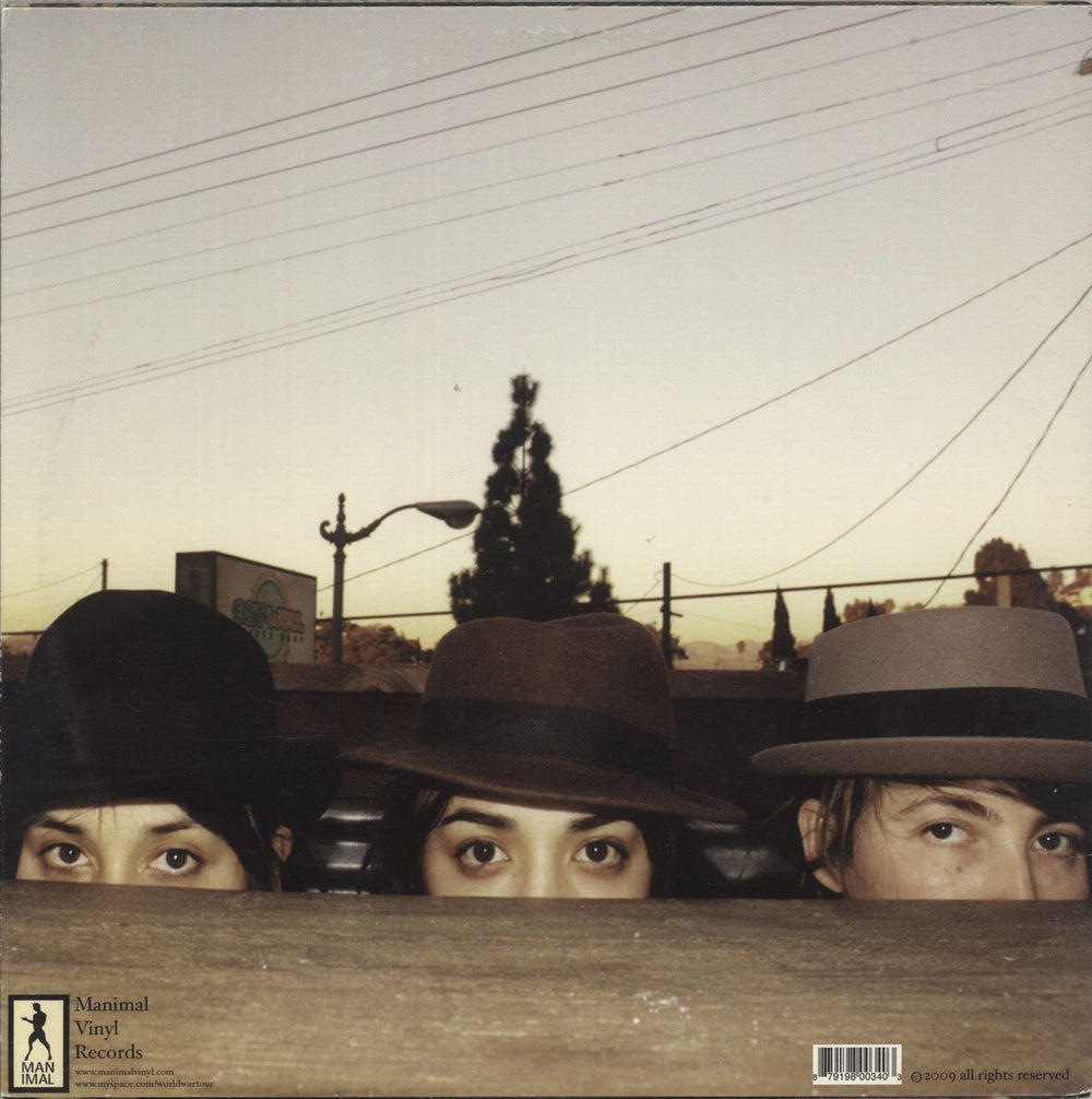 Warpaint Exquisite Corpse - Blue Vinyl US vinyl LP album (LP record) 879198003403