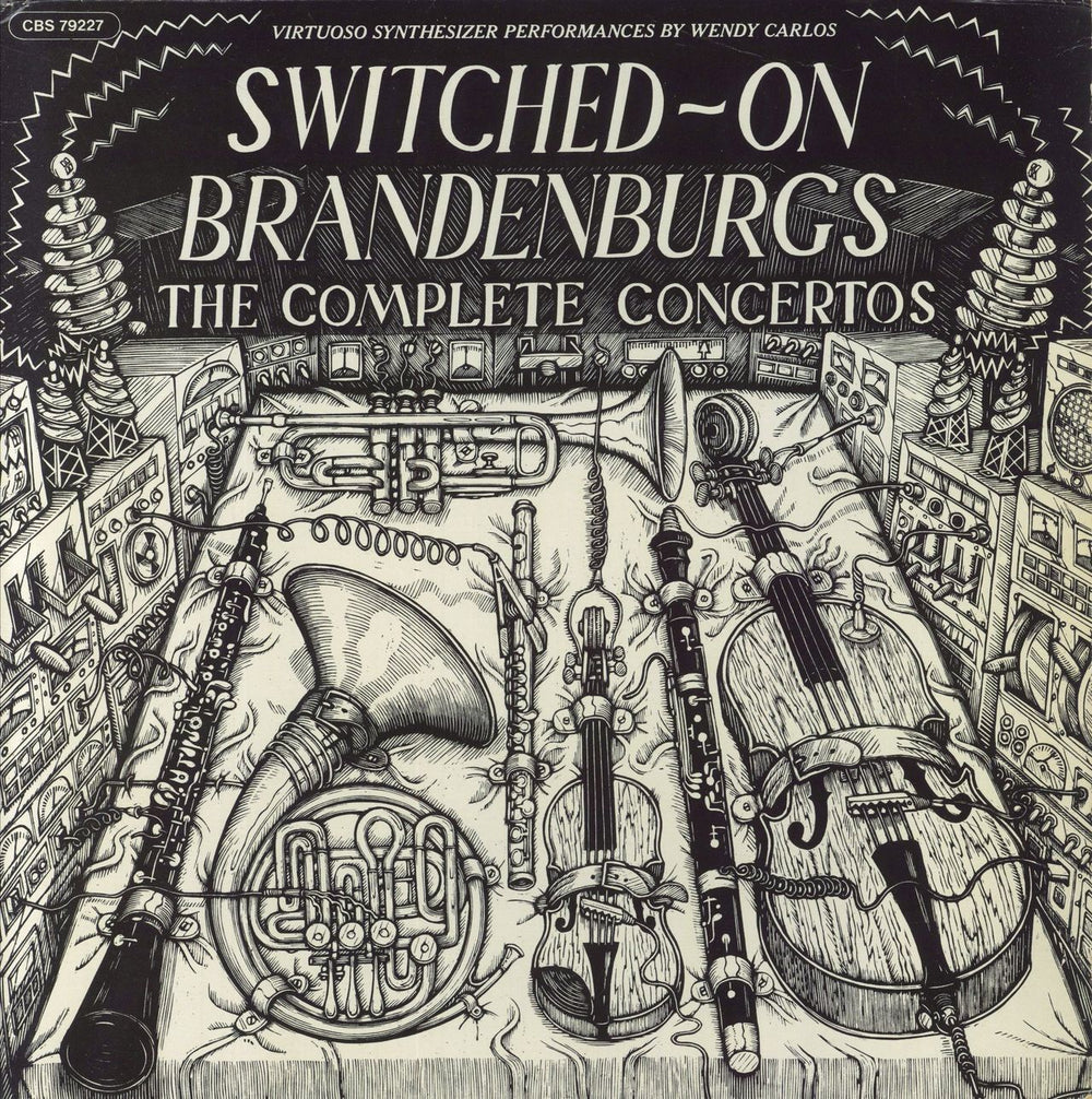 Wendy Carlos Switched-On Brandenburgs: The Complete Concertos German 2-LP vinyl record set (Double LP Album) CBS79227