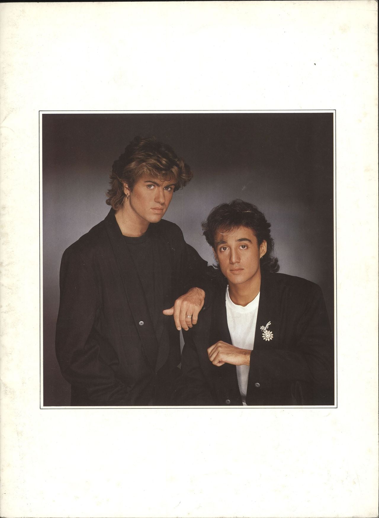 Wham The Big Tour + Merch Insert UK tour programme TOUR PROGRAMME