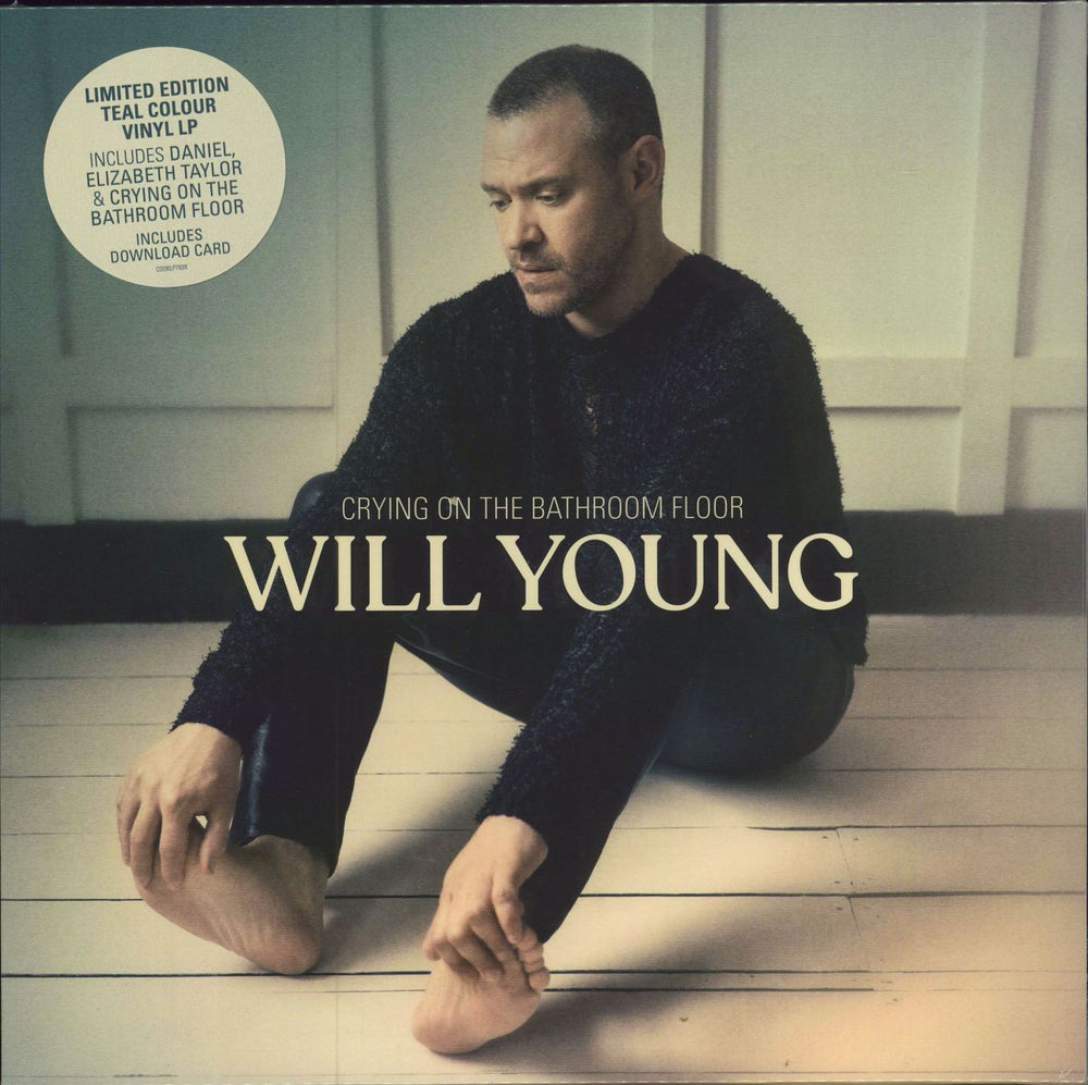 Will Young Crying On The Bathroom Floor - Teal Vinyl - Sealed UK vinyl LP album (LP record) COOKLP793X