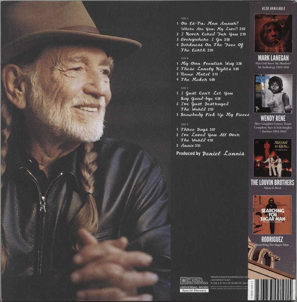 Willie Nelson Teatro - Orange Vinyl - RSD US vinyl LP album (LP record) 826853091015